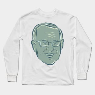 Bernie Sanders US Senator Drawing Long Sleeve T-Shirt